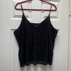 A New Day Black Sequin Tank